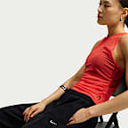 Pantaloni jogger oversize a vita alta Nike Studio Fleece Heavyweight – Donna