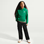 Sudadera con gorro sin cierre para niños talla grande Nike Sportswear Club Fleece