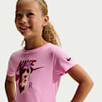 Playera con gráfico de cachorrito para niños talla pequeña Nike