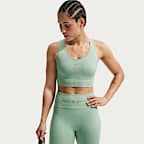 Camiseta de tirantes Dri-FIT cropped para mujer Nike Pro Seamless