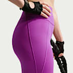 Leggings i fullängd Nike Universa med hög midja och utan söm fram för kvinnor