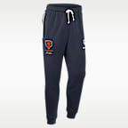 Pants Nike Dri-FIT de la NFL de pierna entallada para hombre Chicago Bears Sideline Standard Issue