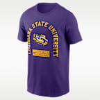 Playera universitaria Nike para hombre LSU Primetime Seasonal