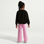 Nike Sportswear Little Kids' Studio Fleece Oversized Crew