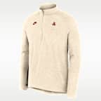 Playera de manga larga universitaria Nike Dri-FIT de medio cierre para hombre Alabama Legacy Stride