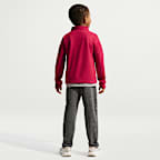 Conjunto de 2 piezas con cierre de 1/4 para niños talla pequeña Sunset Nike