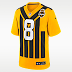 Aaron Rodgers Pittsburgh Steelers Men's Nike NFL Game Jersey