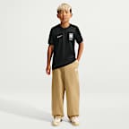 Korea x PEACEMINUSONE Big Kids' Short-Sleeve Soccer Top