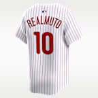 J.T. Jersey Nike Dri-FIT ADV de la MLB Limited para hombre J.T. Realmuto Philadelphia Phillies