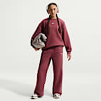Nike Sportswear Studio oversized sweatshirt met ronde hals voor meisjes