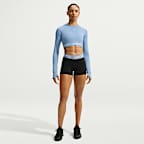 Nike Pro Dri-FIT rövid szabású, hosszú ujjú női felső