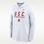 USC Sideline Men's Nike Dri-FIT College Long-Sleeve Hooded Top