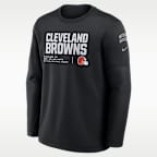 Cleveland Browns Salute to Service Sideline Coaches Men's Nike NFL Pullover Crew