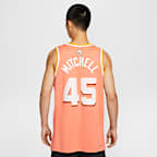 Jersey Nike de la NBA Swingman para hombre Donovan Mitchell Cleveland Cavaliers City Edition