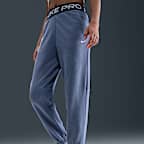 Joggers Dri-FIT para niña talla grande Nike Pro Fleece