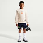 Erling Haaland Club Fleece Nike Genç Çocuk Crew Yaka Futbol Sweatshirt'ü