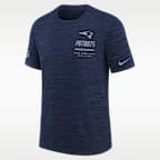 New England Patriots Sideline Team Issue Velocity Big Kids' Nike Dri-FIT NFL T-Shirt