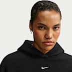 Nike Studio Fleece Medium Weight Women's Oversized Cropped Hoodie