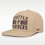 Gorra Nike AeroBill de la MLB ajustable para hombre Seattle Mariners Pro