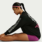 Nike After Dark Tour Women's Dri-FIT Oversized Long-Sleeve Running T-Shirt