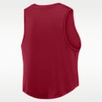 Oklahoma One Women's Nike Dri-Fit Cropped Tank Top