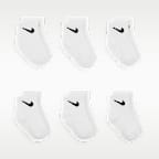 Nike Swoosh Baby/Toddler Ankle Socks (6 Pairs)
