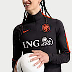 Nederland Strike Nike Dri-FIT voetbaltrainingstop voor heren