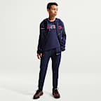 F.C. Barcelona Tech Fleece Older Kids' (Boys') Nike Football Pants