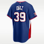 Jersey Nike Stadium para hombre Edwin Díaz Puerto Rico National Baseball Team 2026 World Baseball Classic