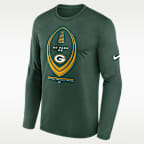 Playera de manga larga Nike Dri-FIT de la NFL para hombre Green Bay Packers Legend Icon