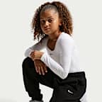 Nike Solo Swoosh Kids' Fleece Cuffed Basketball Trousers
