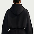 Nike Studio Fleece Medium Weight Women's Oversized Cropped Hoodie