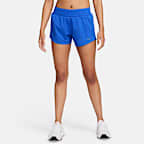 Shorts con forro de ropa interior Dri-FIT de tiro medio de 8 cm para mujer Nike One