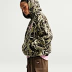 Sudadera con gorro sin cierre oversized para mujer Nike Studio Fleece Medium Weight