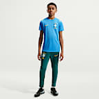 Brazil Academy Pro Older Kids' Nike Dri-FIT Football Short-Sleeve Knit Top