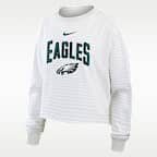 Philadelphia Eagles Primetime Women's Nike Cropped Long-Sleeve T-Shirt