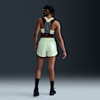 Shorts de correr Dri-FIT de tiro medio con forro de ropa interior para mujer Nike Tempo