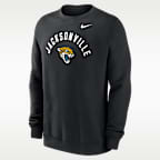 Jacksonville Jaguars Club Men's Nike NFL Pullover Crew