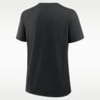 Playera universitaria Nike para mujer Iowa Arch Logo