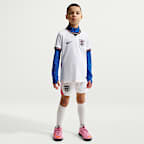 Maglia da calcio replica Nike Dri-FIT Inghilterra 2026 Stadium da ragazzo/a – Home