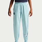 Joggers de futbol Nike para niños talla grande Erling Haaland de tejido Club Fleece
