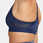 Bra deportivo acolchado de baja sujeción con cuello en V para mujer Nike Indy