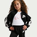 Conjunto deportivo para pistas de dos piezas Nike Retro Remix para niños talla pequeña
