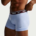 Pánské bavlněné strečové boxerky Nike Essential (3 kusy)
