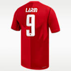 Cyle Larin Canada Soccer 2026 Match Home Men's Nike Dri-FIT ADV Soccer Jersey