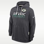 Sudadera con gorro sin cierre Nike Dri-FIT de la NFL para hombre Green Bay Packers Sideline Standard Issue