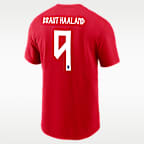 Playera de futbol Nike para hombre Erling Haaland Norway