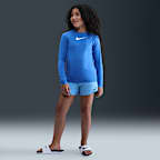 Nike Swim Hydroguard Big Kids' (Girls') Dri-FIT UV Long Sleeve Top