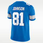 Calvin Johnson Detroit Lions Retired Men's Nike Dri-FIT NFL Limited Jersey
