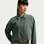 Nike 24.7 PerfectStretch Women's Dri-FIT UV Protection Cropped Long-Sleeve Shirt
